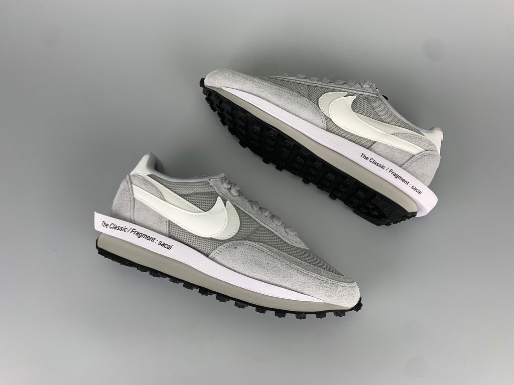 Nike LDWaffle Fragment sacai Sneakers in Grey White DH2684-001 - product image from the listing.
