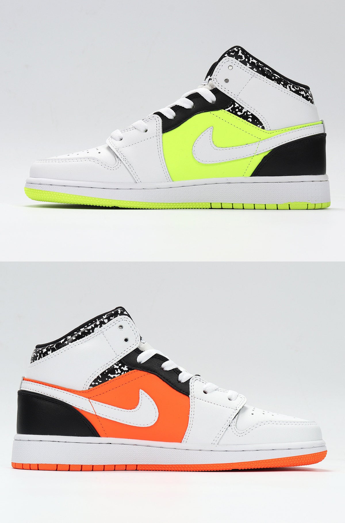 Jordan 1 Low Sneakers in Yellow Orange 554725-870 - product image from the listing.
