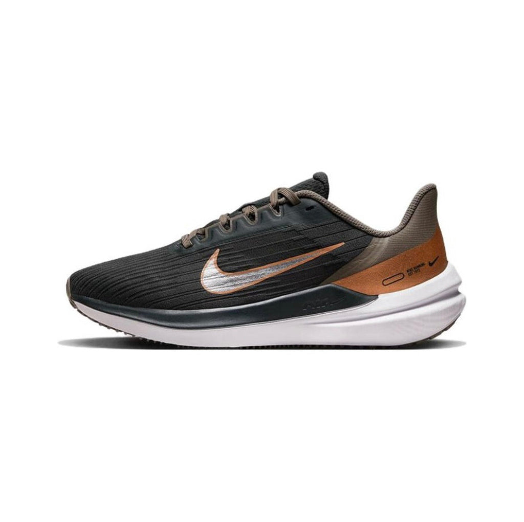 Nike Air Winflo 9 Running Shoes in Black Brown DD8686-005 - product image from the listing.