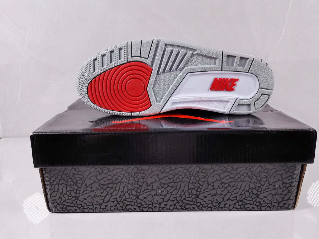 Air Jordan 3 Retro White Cement Sneakers - product image from the listing.