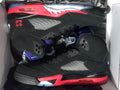 Air Jordan 5 Retro Sneakers Black Red Purple - product image from the listing.