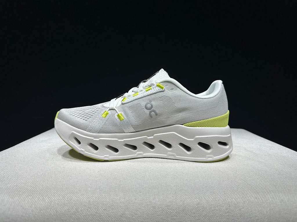 On Cloudeclipse Running Sneakers in White Green - product image from the listing.