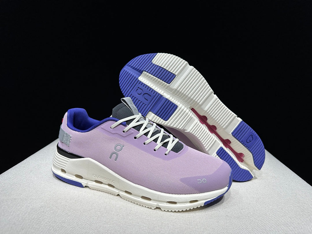 On Cloudnova Form 2 Sneakers in Lilac and in White - product image from the listing.
