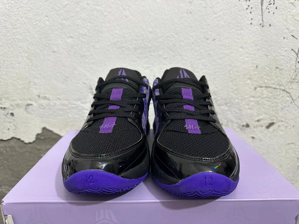 Nike Zoom Freak Basketball Shoes in Black Purple - product image from the listing.