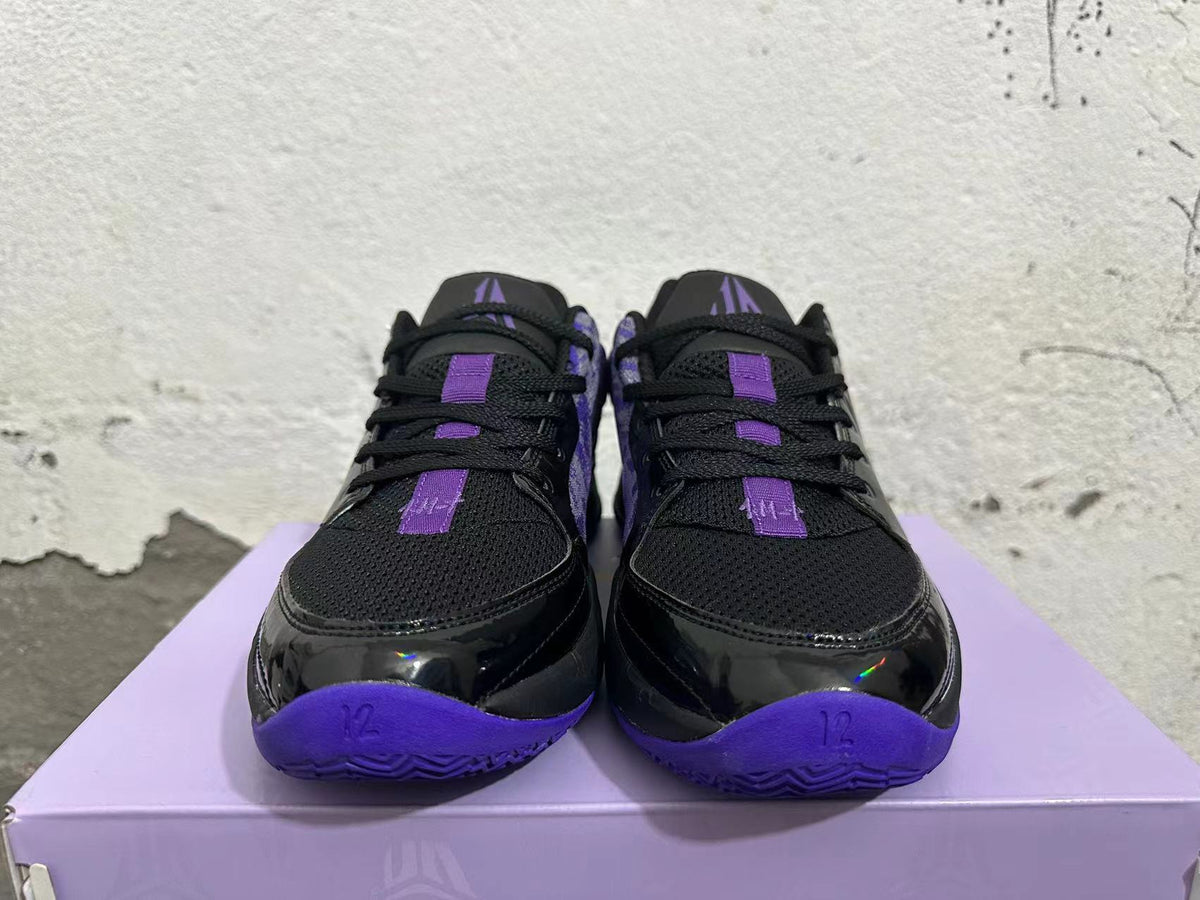Nike Zoom Freak Basketball Shoes in Black Purple - product image from the listing.