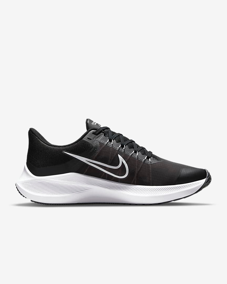 Nike Zoom Winflo 8 Running Shoes in Black White CW3419-006 - product image from the listing.