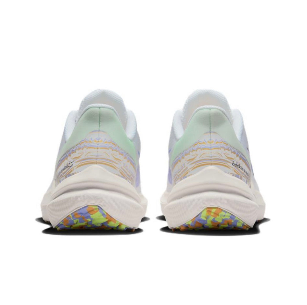 Nike Air Winflo 9 Running Shoes in White Blue DR8802-100 - product image from the listing.