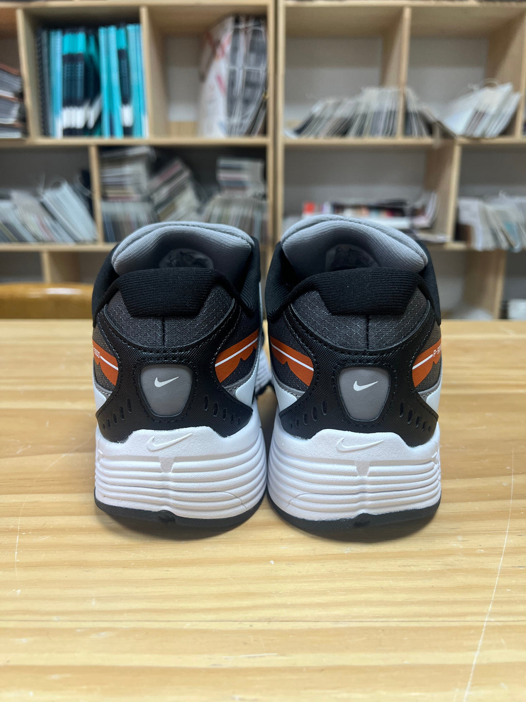 Nike P-9000 Sneakers in Gray Black Orange IZ4752-003 - product image from the listing.