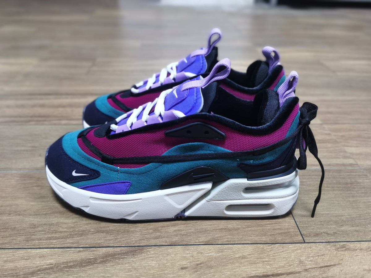 Nike Air Max Furyosa Sneakers in Purple, in Teal and Black - product image from the listing.