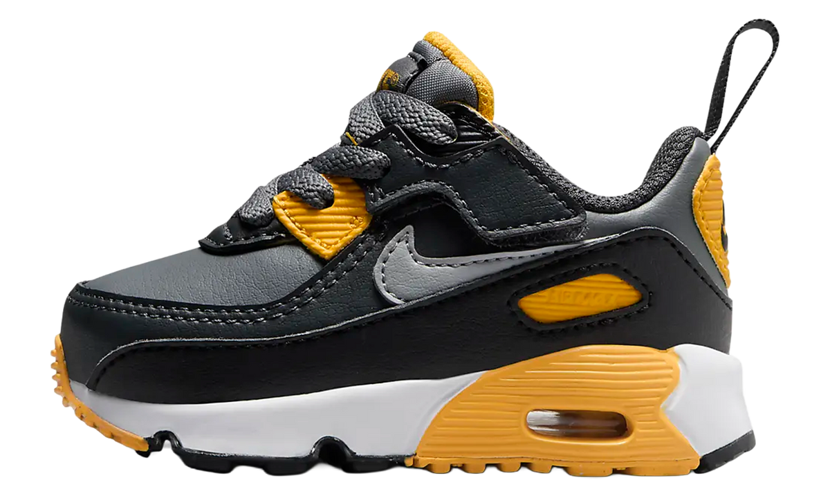 "Smoke Grey Yellow" Air Max 90 EasyOn TD HF6359 004 - product image from the listing.