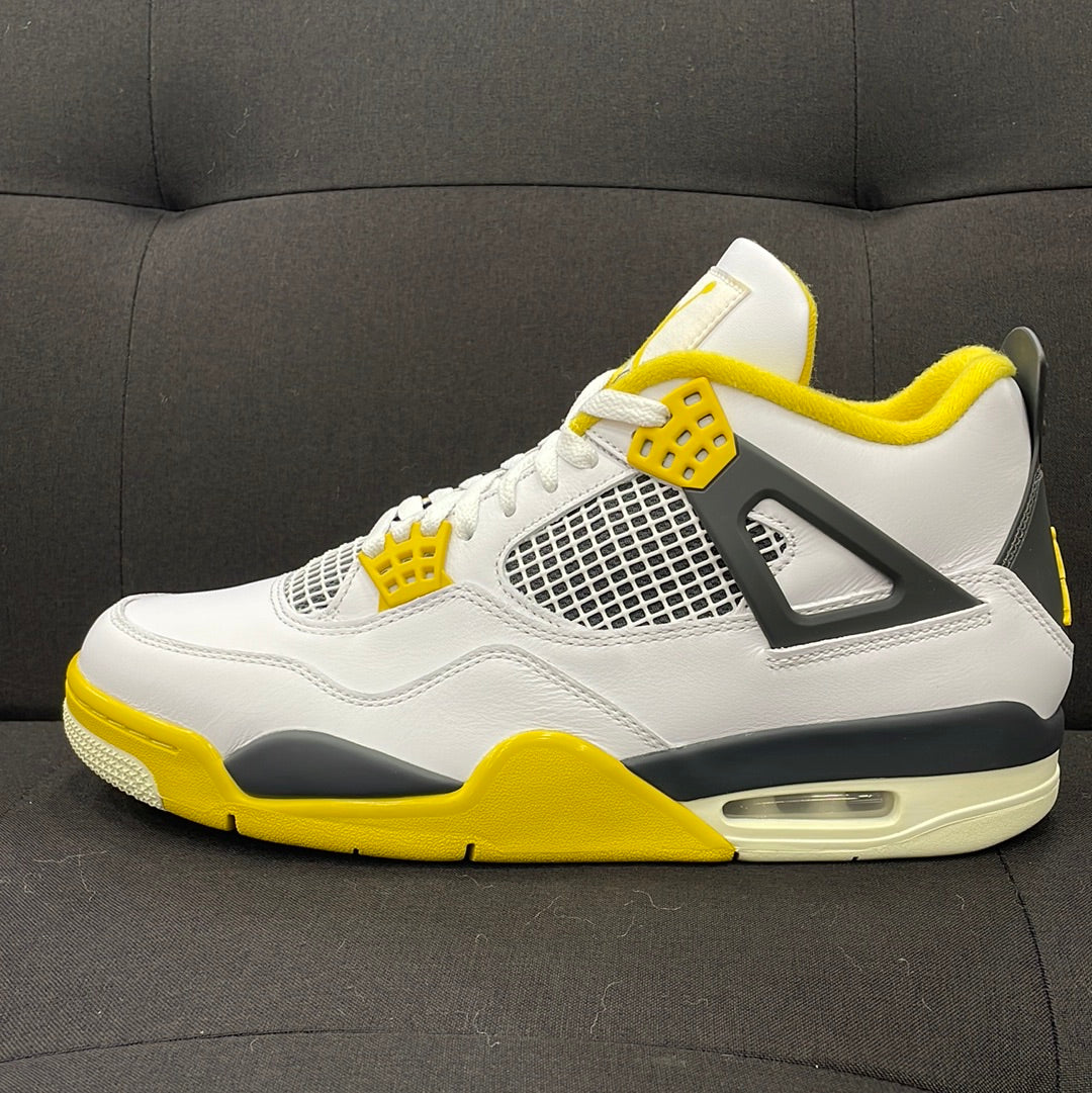 Women's Jordan 4 Retro Vivid Sulfur - product image from the listing.