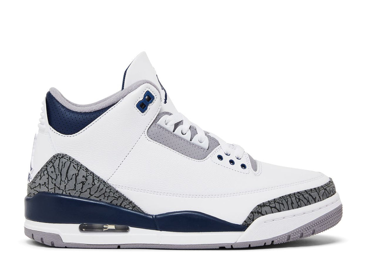 Jordan 3 - Midnight Navy - product photo shown in the listing for this item.