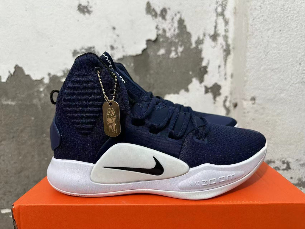 Navy Nike Zoom Hyperdunk Basketball Shoes - product image from the listing.