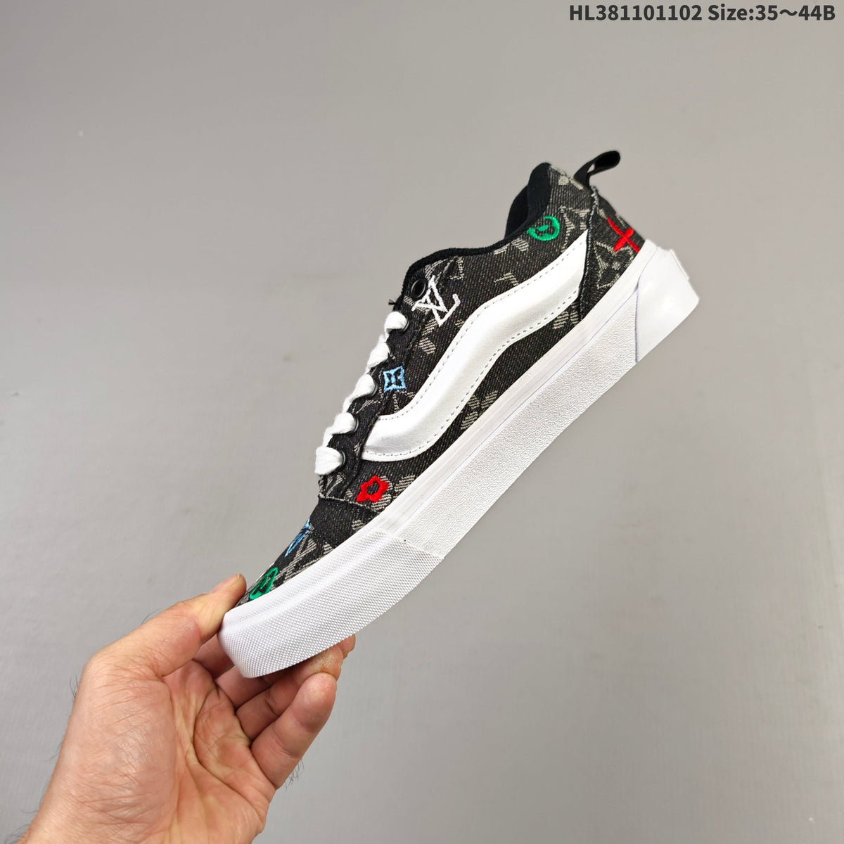 Vans Knu Skool Low-Cut Sneakers in Monogram Print - product image from the listing.
