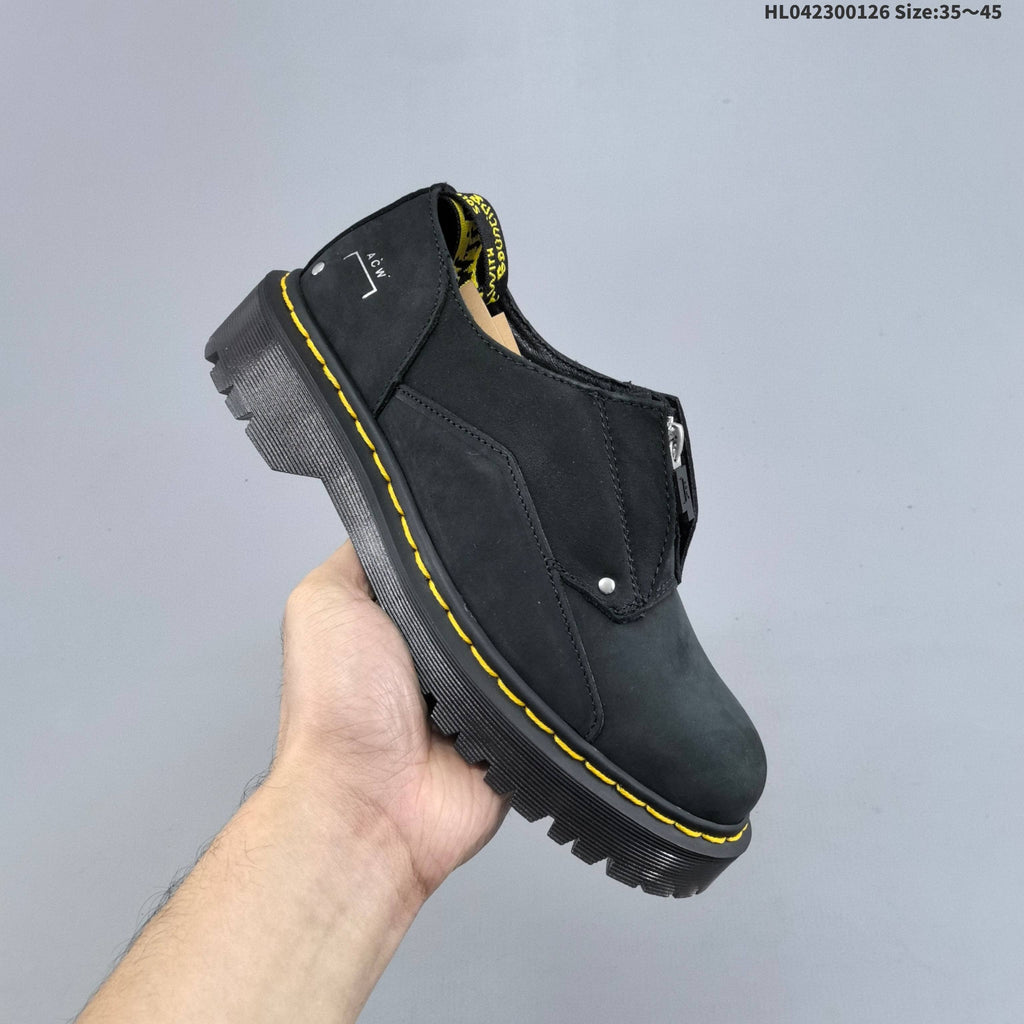 Dr. Martens Sinclair Black Platform Footwear - product image from the listing.