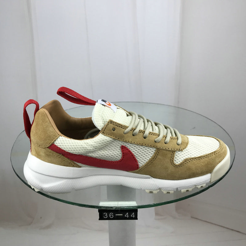 NikeCraft Mars Yard TS 2.0 Sneakers in Tan, in Red and White - product image from the listing.