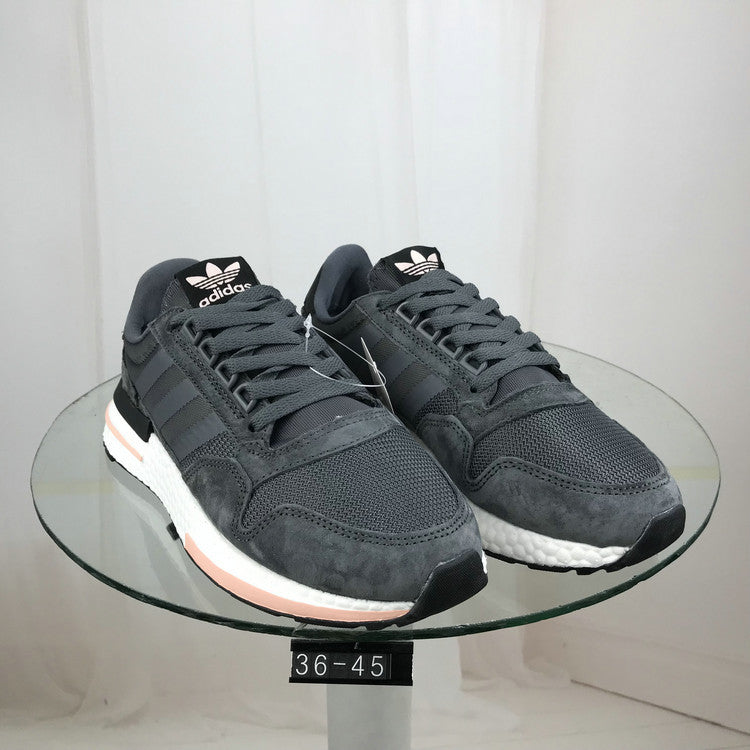 adidas Originals ZX 500 RM Boost Sneakers, in Charcoal - product image from the listing.