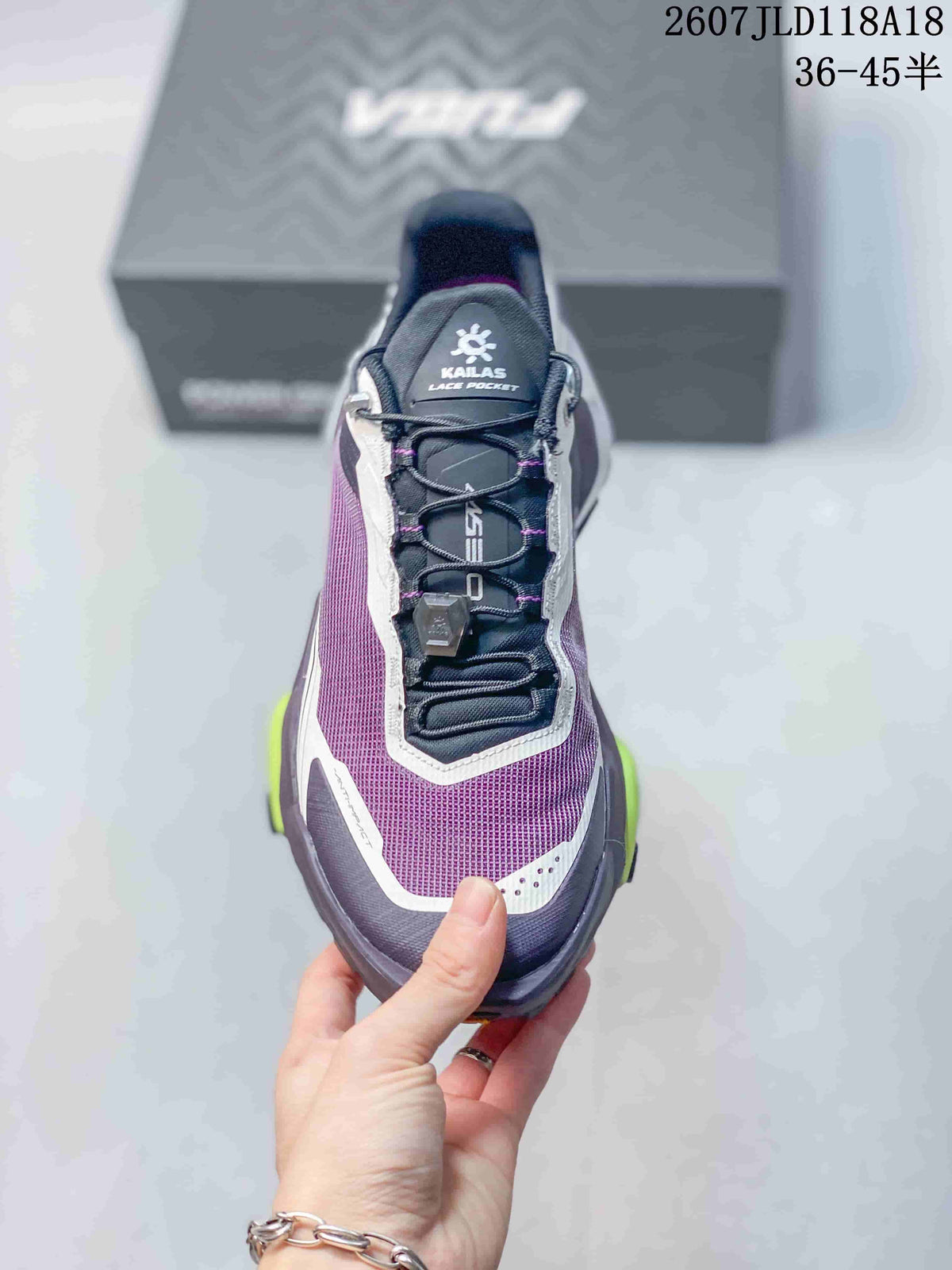 KAILAS FUGA EX3 BOA Hiking Shoes in Purple White - product image from the listing.