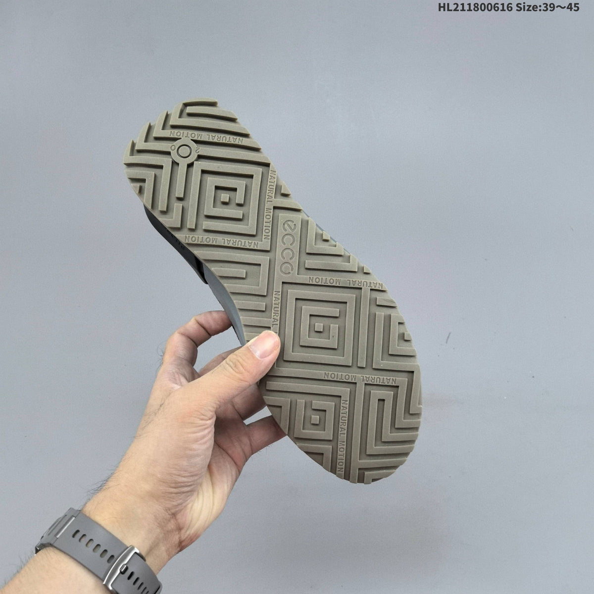Men's ECCO Biom 2.0 Gray Low-Top Sneakers - product image from the listing.