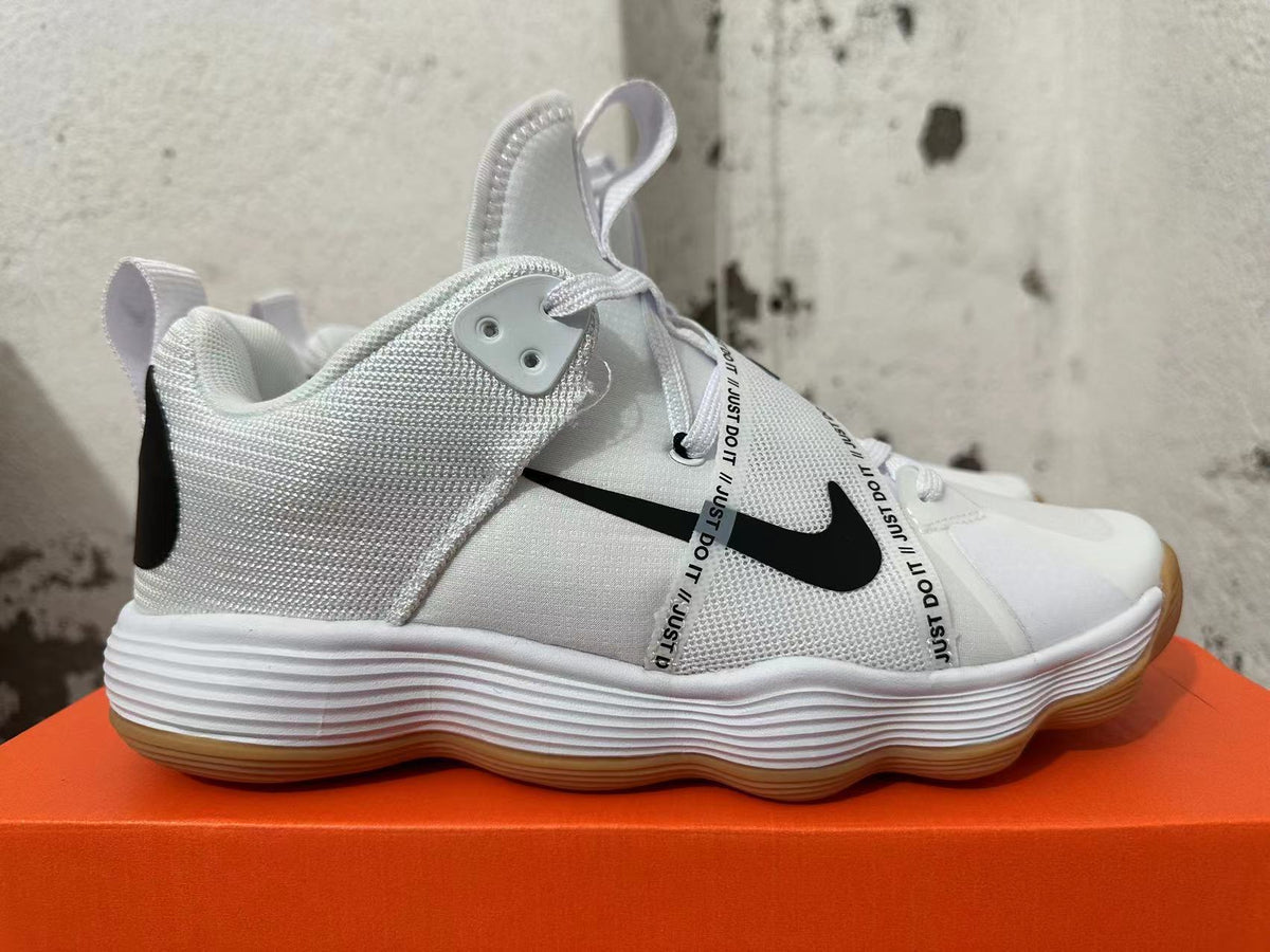 Nike HyperBet Basketball Shoes in White Black Gum - product image from the listing.
