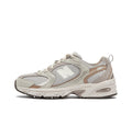 Cream and Taupe New Balance MR530KOB Sneakers - product image from the listing.