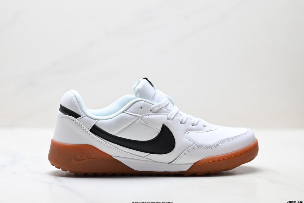 Nike Terra Manta White Black Gum Sole Trainers - product image from the listing.