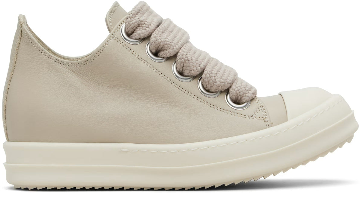 Sand Jumbo Lace Lows by Rick Owens - product image from the listing.