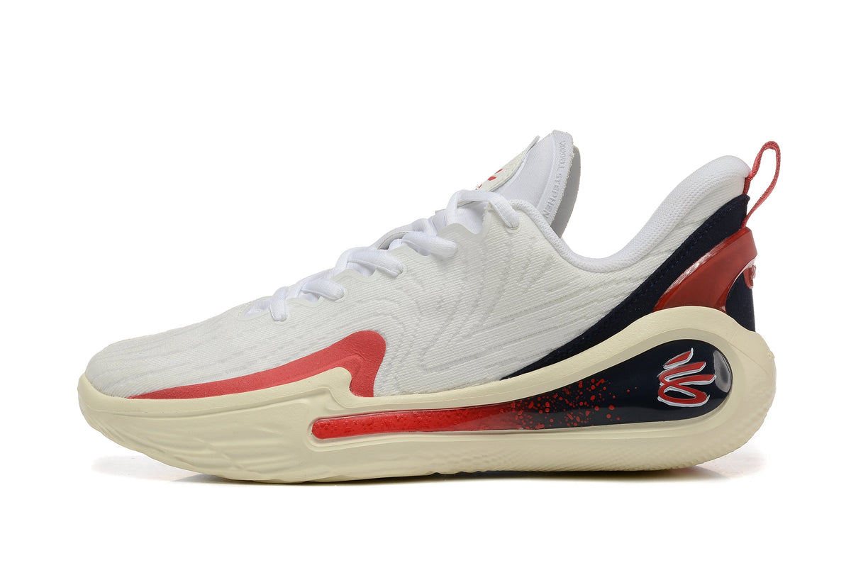 Nike LeBron 22 Basketball Shoes in White Red - product image from the listing.