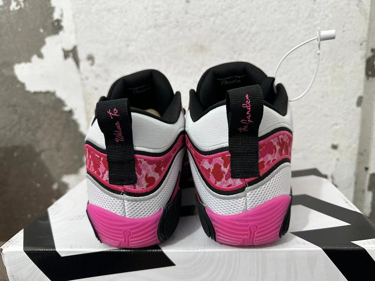 Jordan Basketball Sneakers in Black White Pink - product image from the listing.
