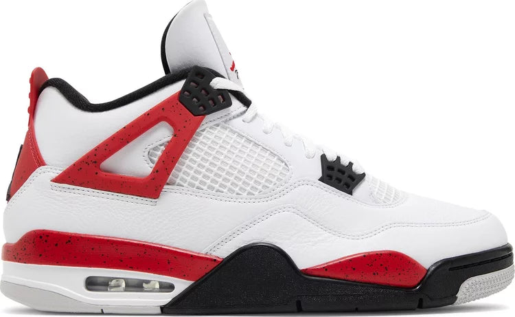 Jordan 4 - Red Cement - product photo shown in the listing for this item.
