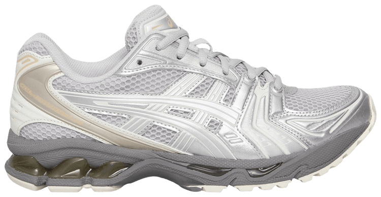 Concrete Pure Silver Gel Kayano 14 by Asics - product image from the listing.