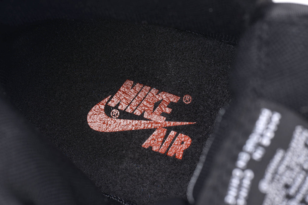 Men's Air Jordan 1 High Black Sneakers - product image from the listing.