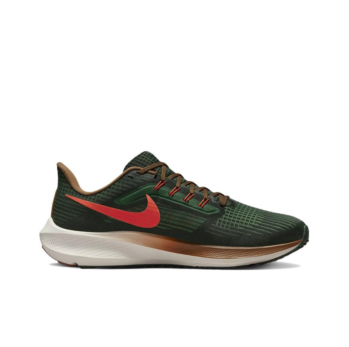 Nike Air Zoom Pegasus 39 Running Shoes in Green Brown DO9500-300 - product image from the listing.