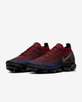 Nike Air VaporMax Flyknit 2 Running Shoes in Burgundy 942842-601 - product image from the listing.
