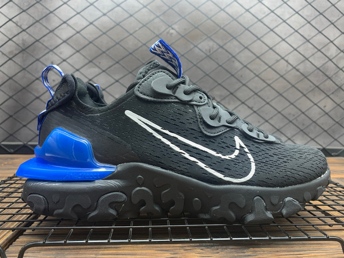 Nike React Vision Sneakers in Black, in Blue and White - product image from the listing.