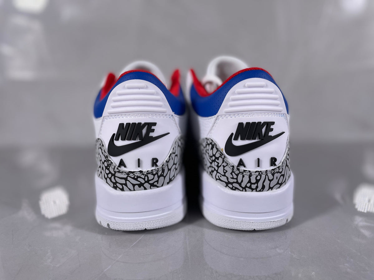 White Cement Sneakers - Jordan 3 Retro - product image from the listing.