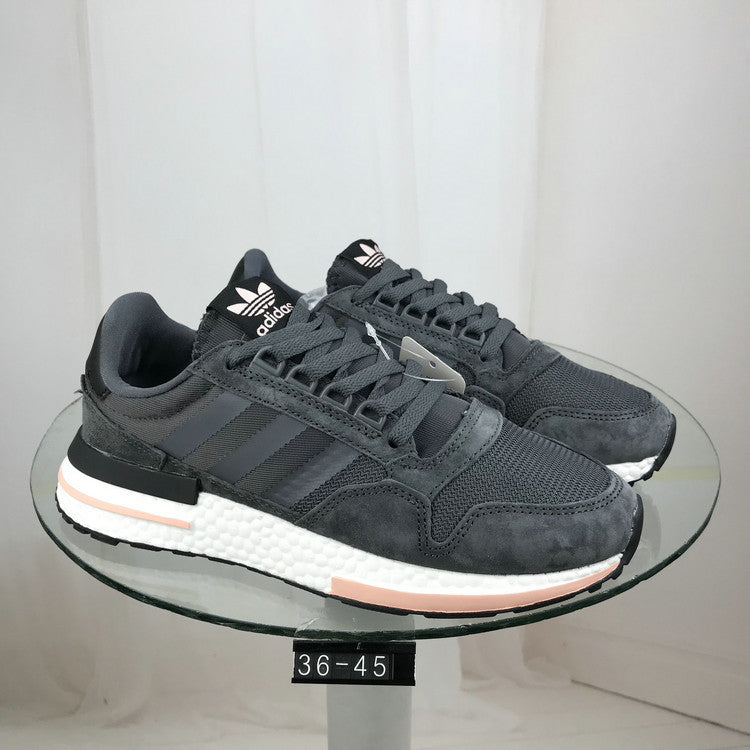 adidas Originals ZX 500 RM Boost Sneakers, in Charcoal - product image from the listing.