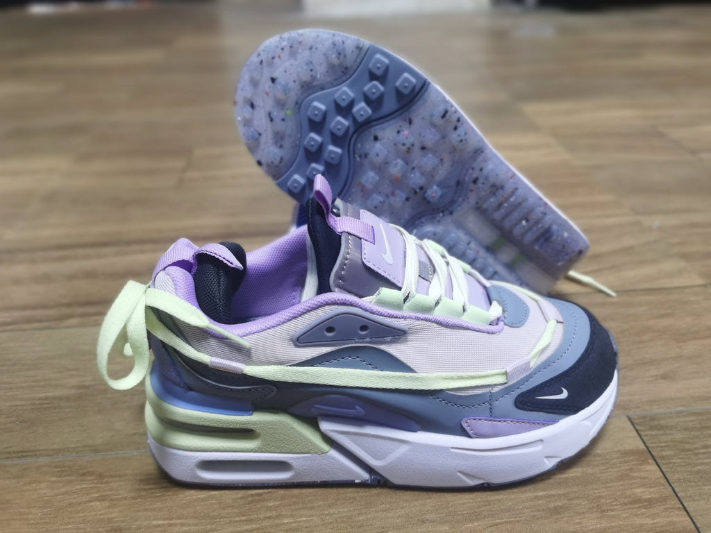 Nike Chunky Sneakers in Purple, in Gray and Pale Yellow - product image from the listing.