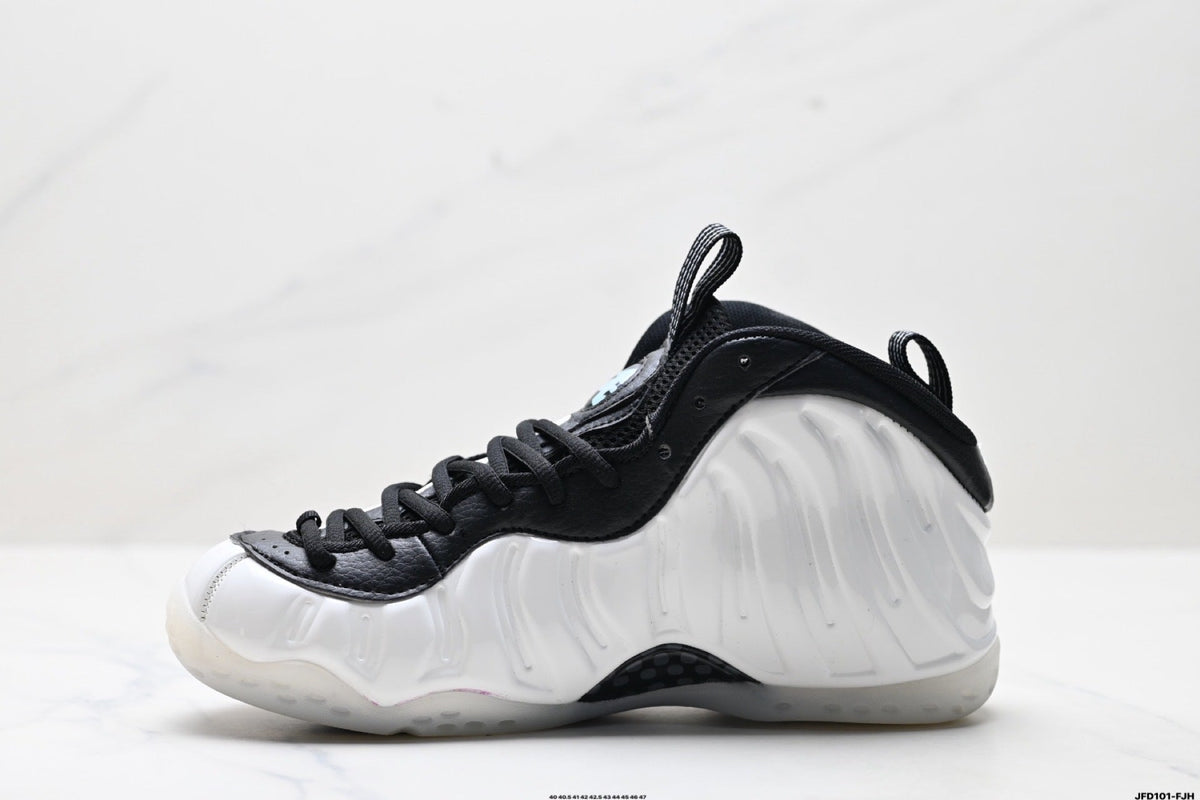 Nike Air Foamposite One Penny Sneakers in White and Black - product image from the listing.