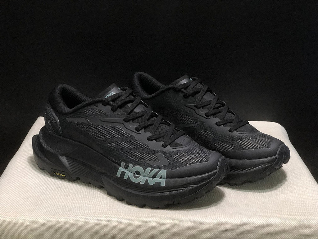 HOKA Mafate X Trail Running Shoes in Black - product image from the listing.