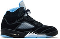 Jordan 5 - Black University Blue - product image from the listing.