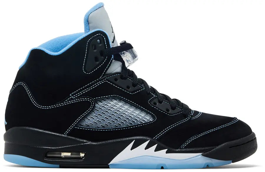 Jordan 5 - Black University Blue - product image from the listing.