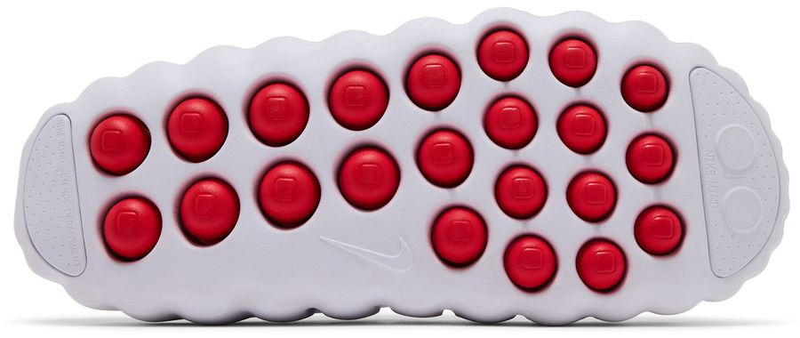 Mind 001 White Speed Red Slide by Nike - product image from the listing.