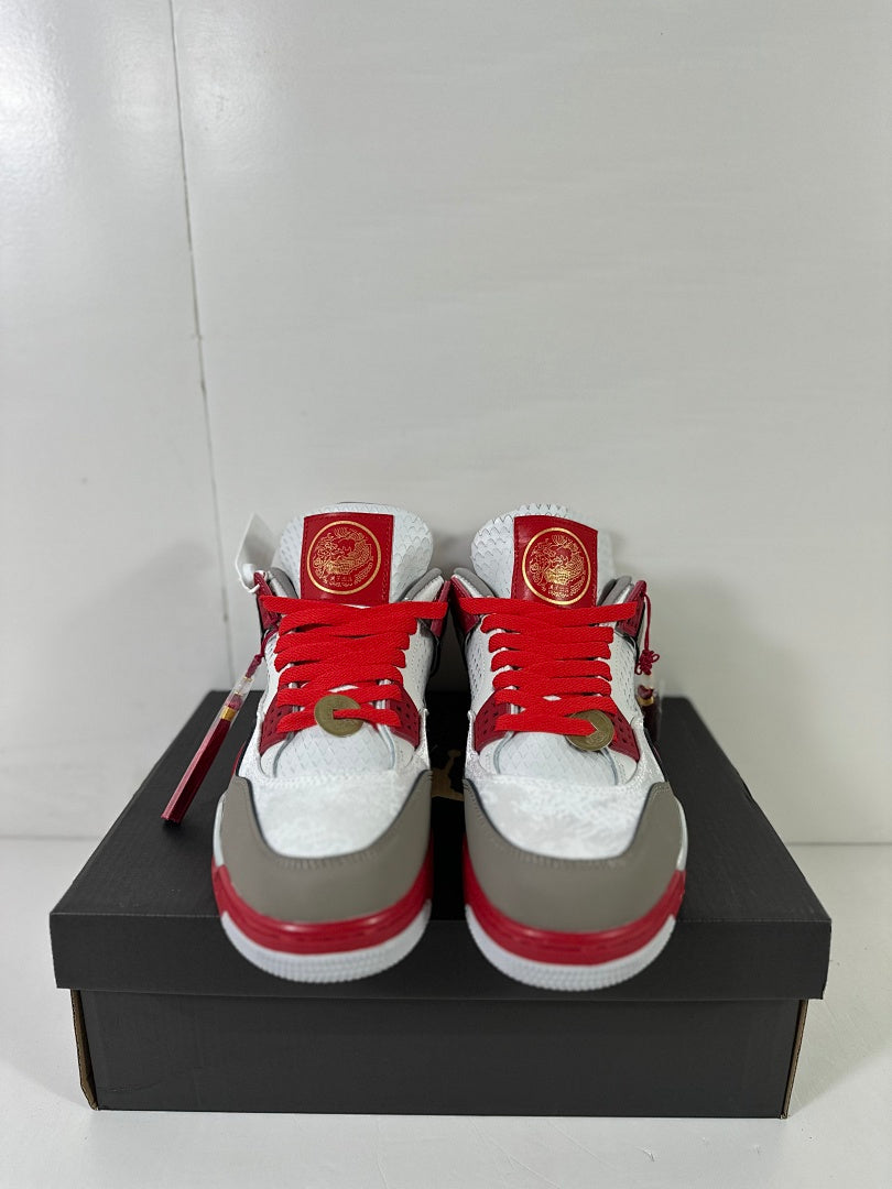 Jordan Dub Zero Basketball Sneakers in Red White Gray 311046-160 - product image from the listing.