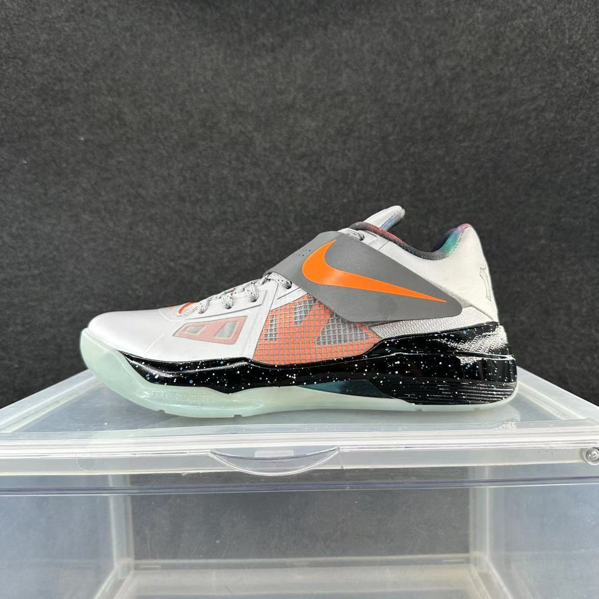 Nike All-Star Basketball Sneakers in White and Orange - product image from the listing.