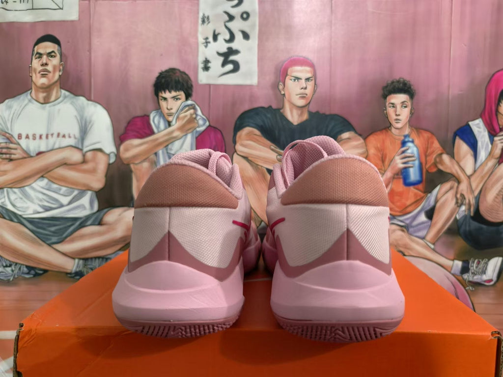 Nike Basketball Shoes in Pink - product image from the listing.