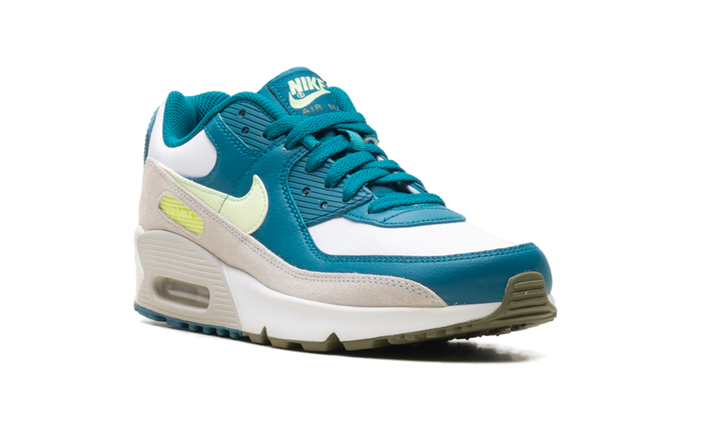 "Bright Spruce Barely Volt" Air Max 90 LTR GS CD6864 124 - product image from the listing.