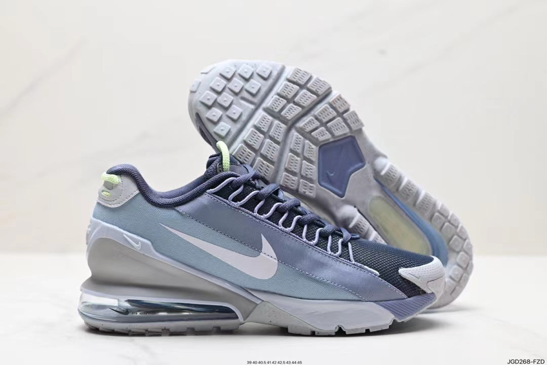 Nike Air Max Scorpion Sneakers in Blue, in White and Gray - product image from the listing.