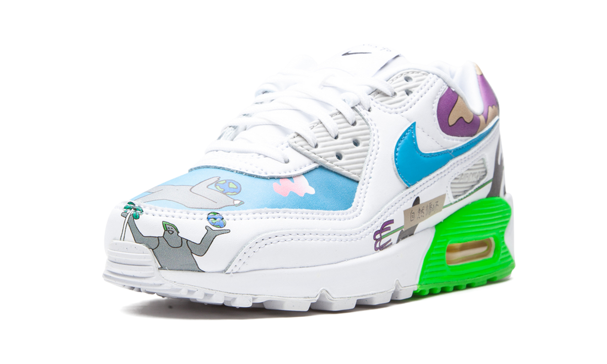 "Ruohan Wang" Flyleather Air Max 90 QS CZ3992 900 - product image from the listing.