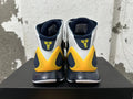 Nike Kobe 2K5 Basketball Shoes in Grey Blue Yellow - product image from the listing.